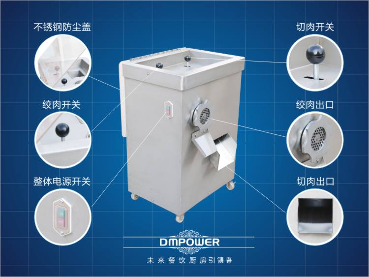 絞切肉機整體分解圖 絞切肉機整體分解圖