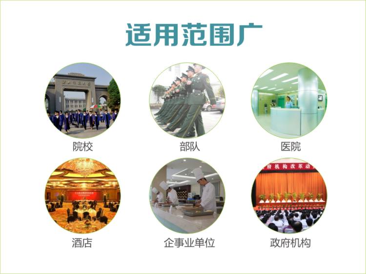 適用于酒店、餐飲飯店、學校食堂及企事業(yè)單位食堂