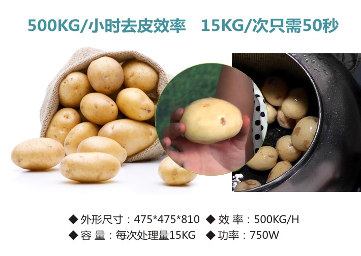 商用薯類去皮機